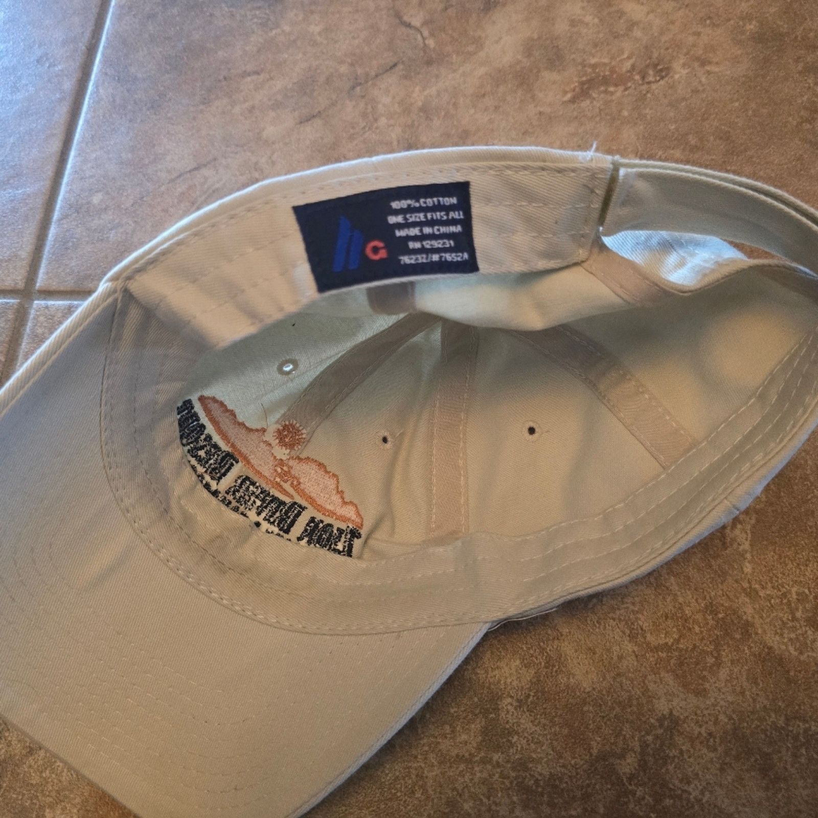 Other Beige Zion River Resort Baseball Hat Size ONE SIZE - 4 Thumbnail