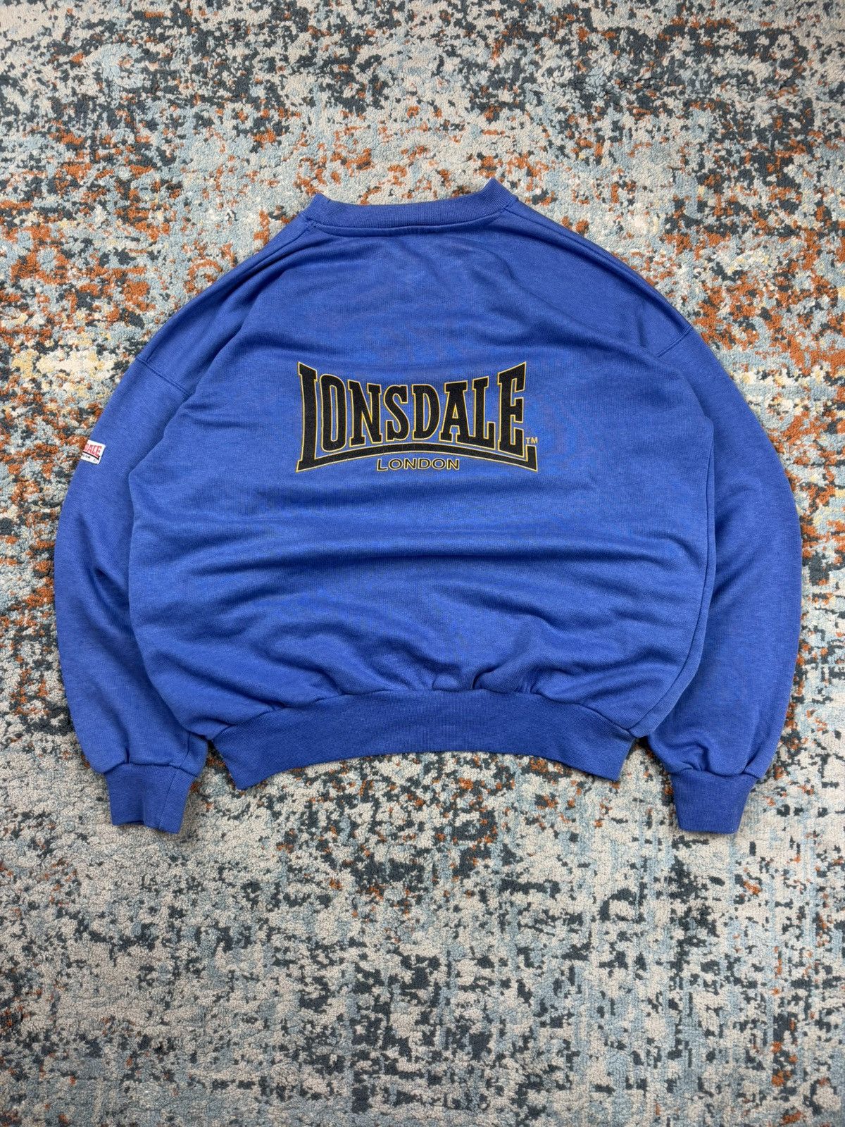 Lonsdale × Vintage Vintage 90s Lonsdale super baggy boxy spellout sweatshirt Size US S / EU 44-46 / 1 - 1 Thumbnail