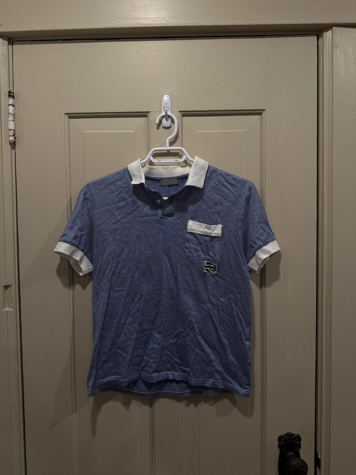 Dior × Hedi Slimane Dior Homme SS06 Blue & White Striped Union