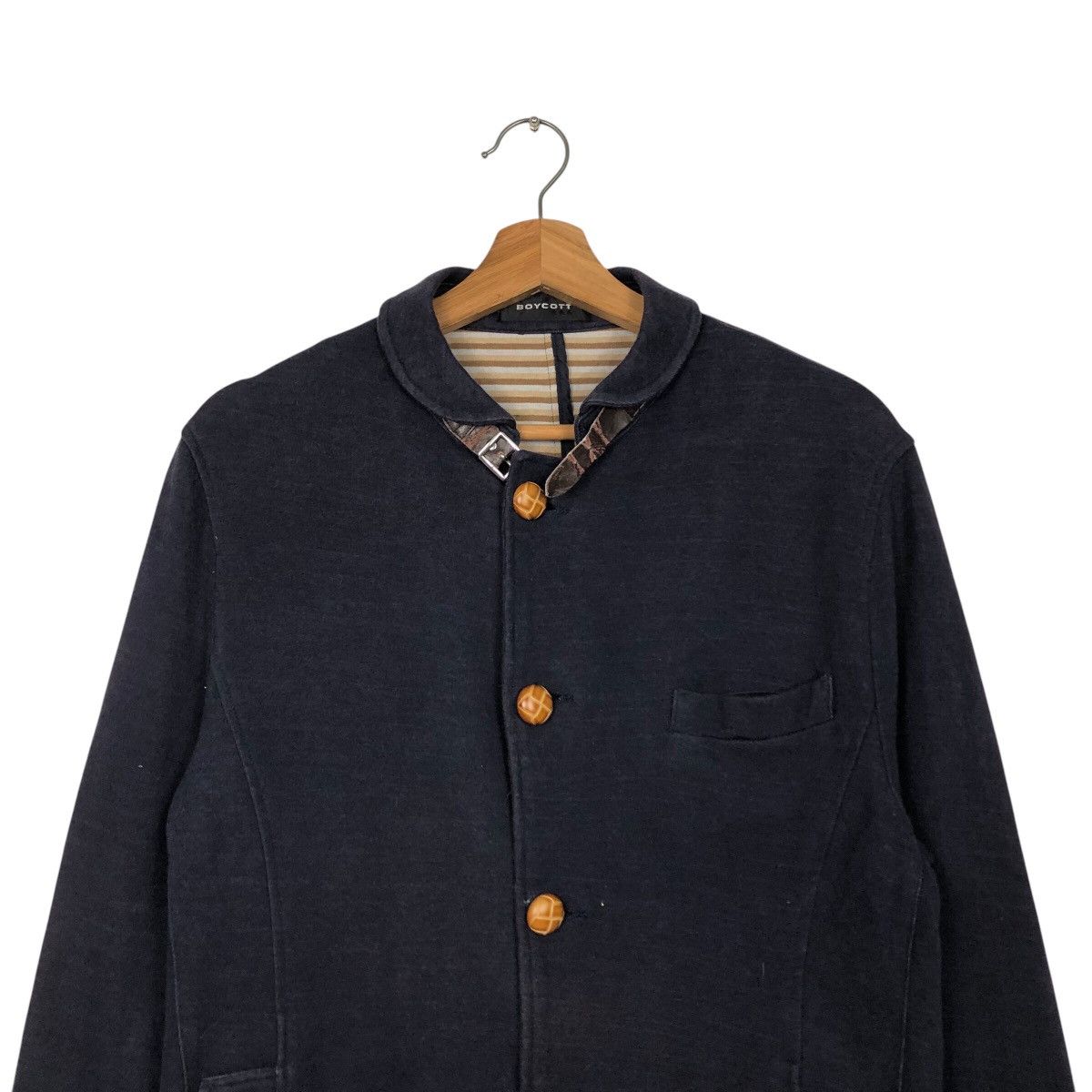 Boycott × Japanese Brand 📌Boycott Chore Worker Button Jacket Issey Miyake Size US M / EU 48-50 / 2 - 4 Thumbnail