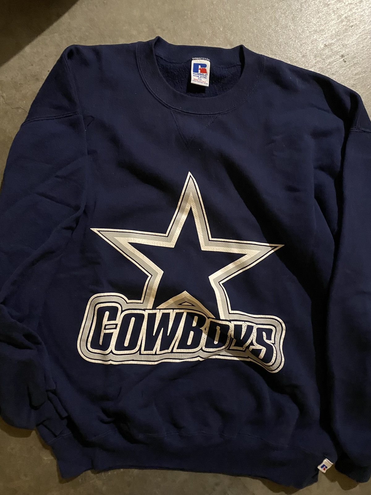 Russell Athletic Vintage Russell Athletic Dallas Cowboys Sweater Size US XXL / EU 58 / 5 - 1 Thumbnail