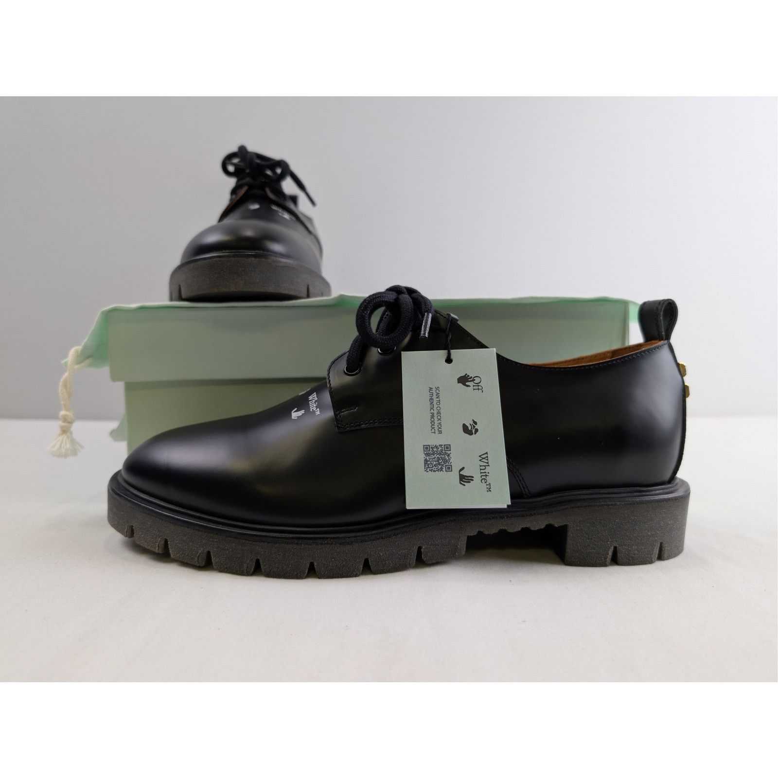 Off-White o1rshd1 Derby Cross Boots in Black Size US 11 / EU 44 - 20 Thumbnail
