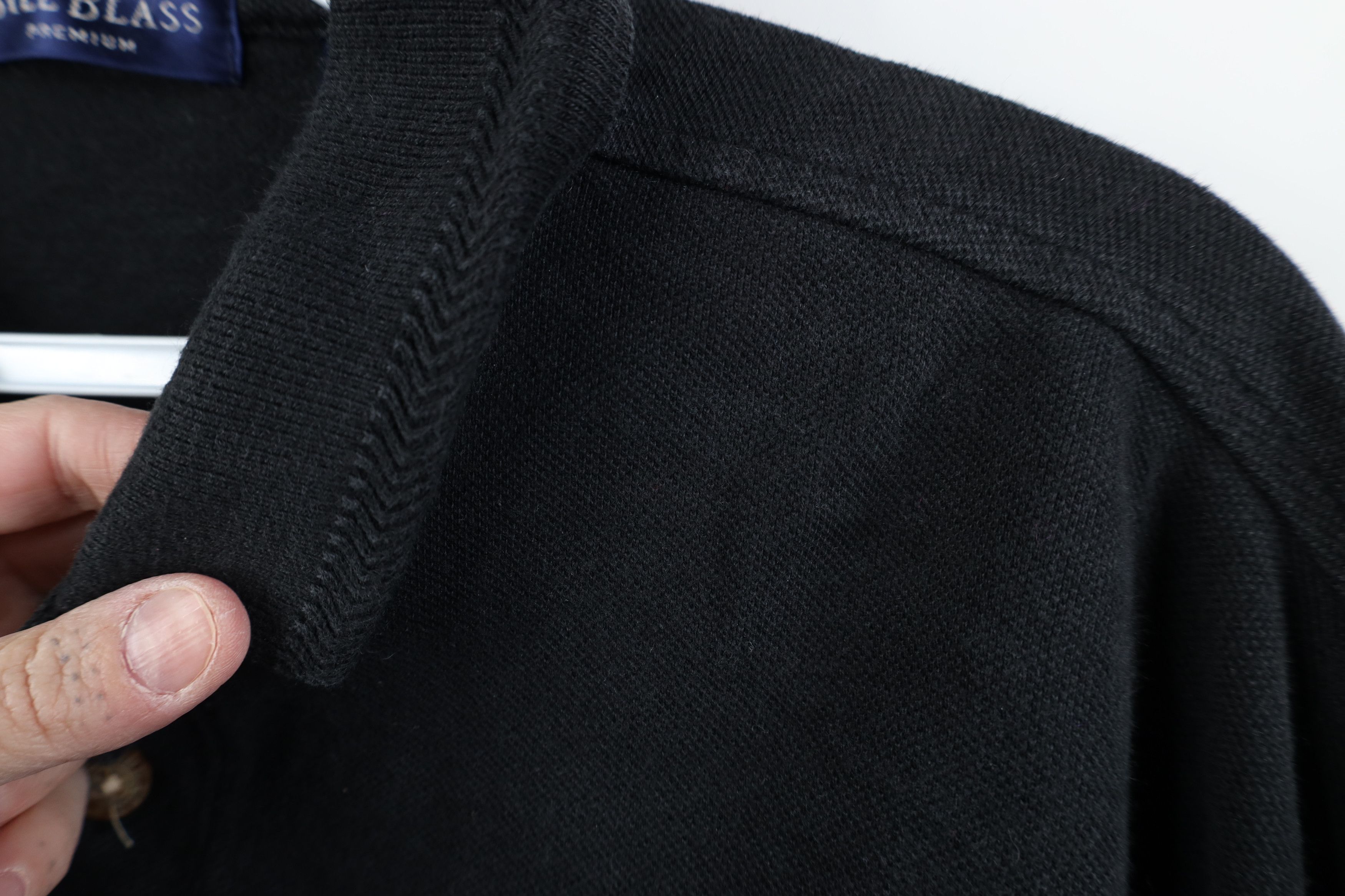 Vintage Vintage 90s Streetwear Baggy Golf Polo Shirt Black Cotton Size US L / EU 52-54 / 3 - 7 Thumbnail
