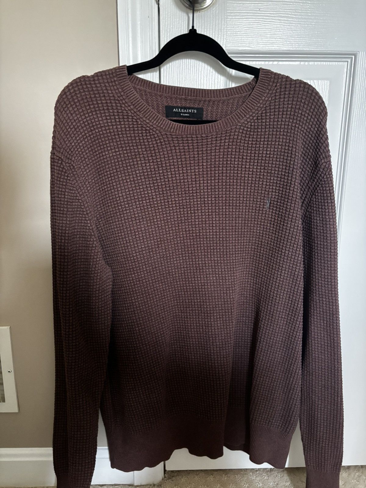 Allsaints Allsaints Wells Crew Burgundy (XL) Size US XL / EU 56 / 4 - 1 Thumbnail