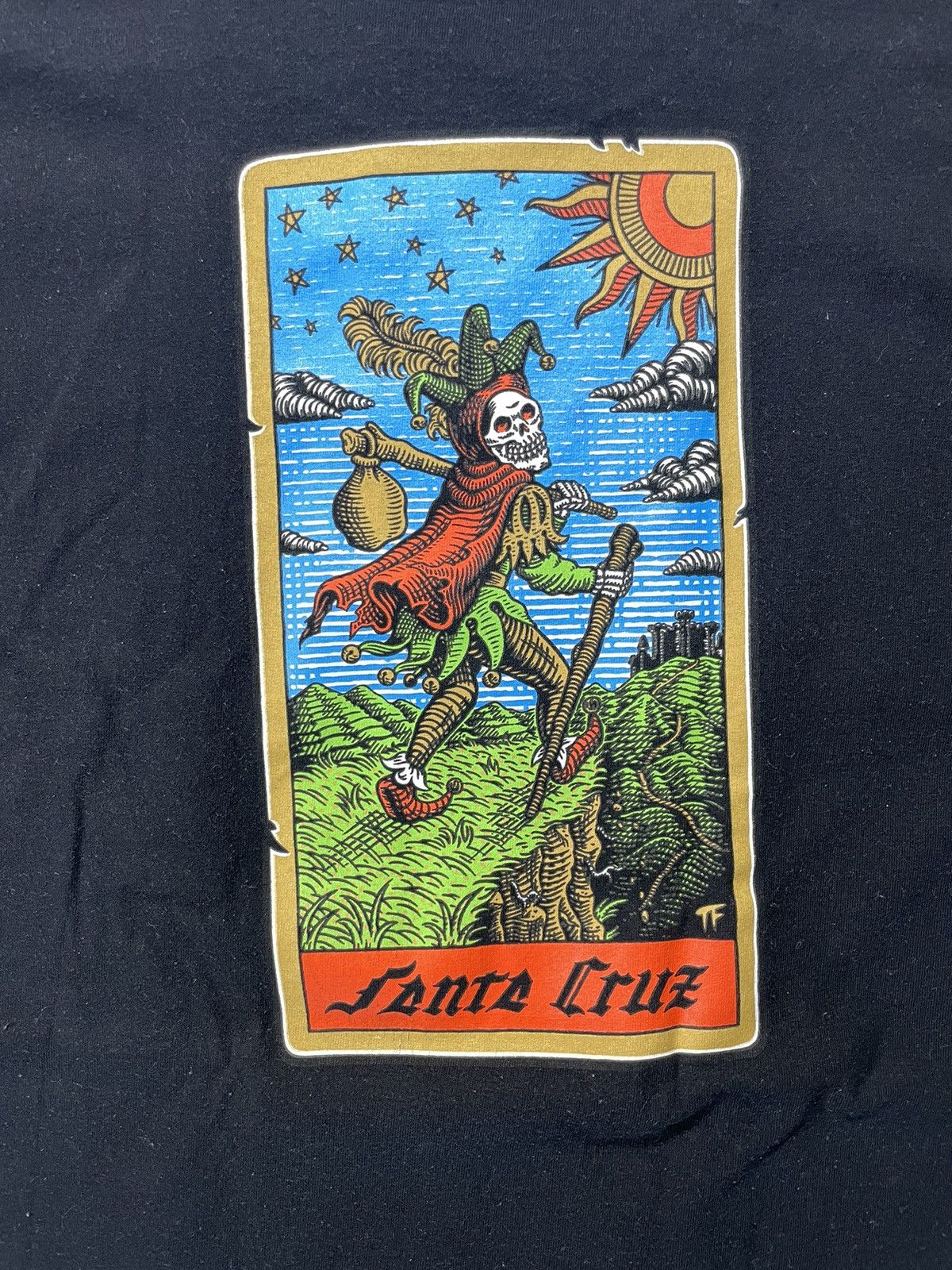 Santa Cruz Skateboards Santa Cruze skateboards tarot card tee Size US L / EU 52-54 / 3 - 2 Thumbnail