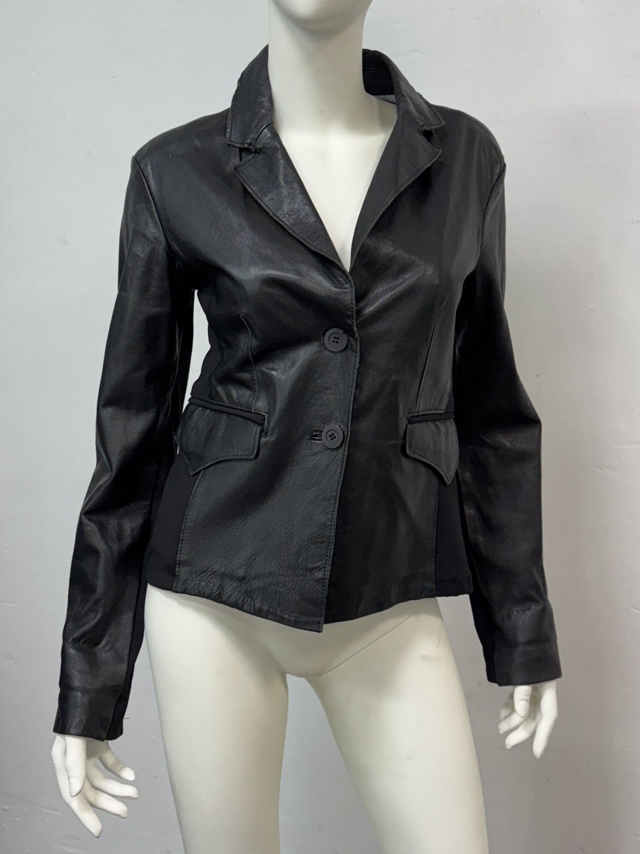 Japanese Brand Vintage Genuine Leather Blazer Size L / US 10 / IT 46 - 1 Thumbnail