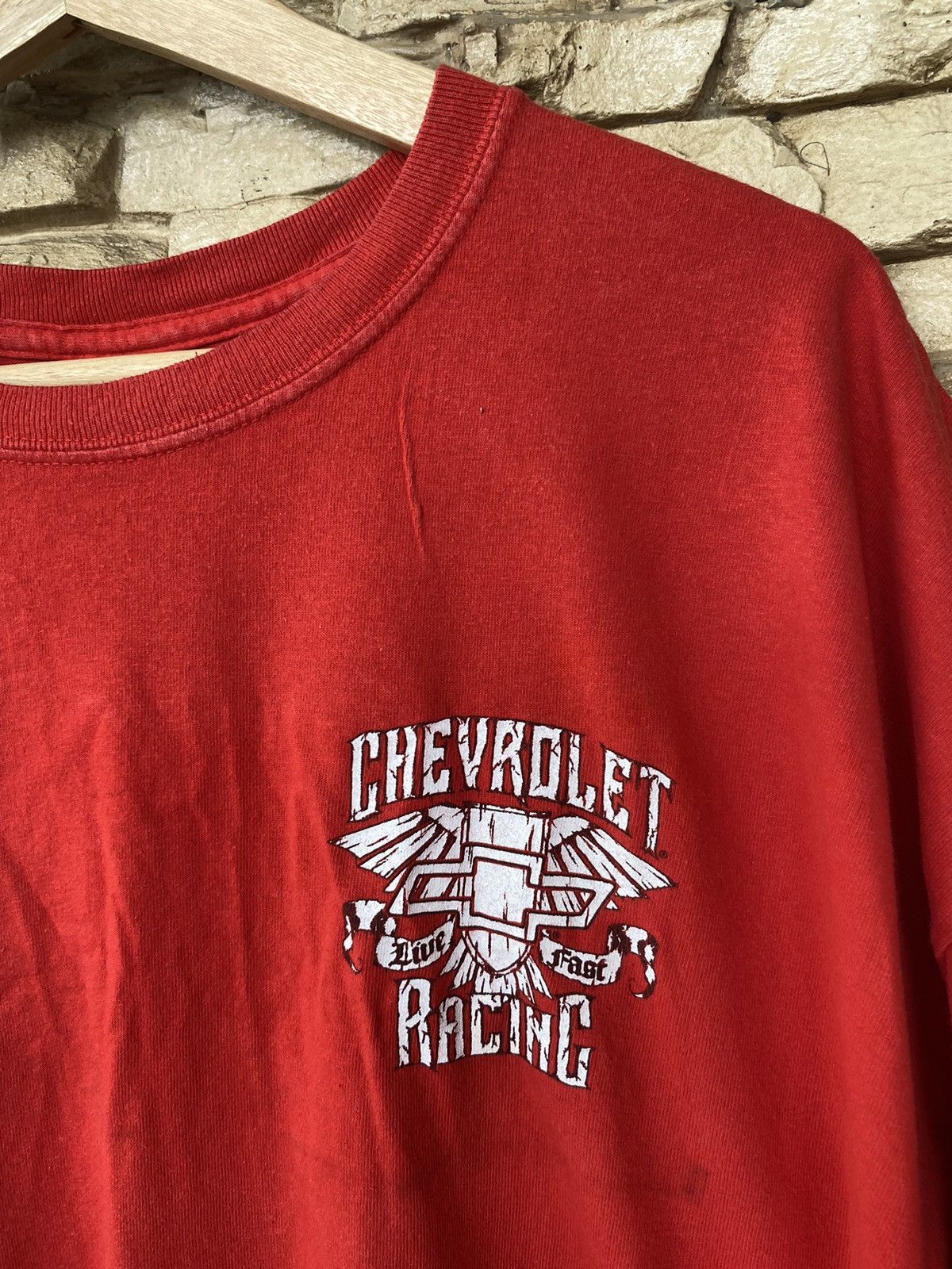 NASCAR Vintage Chevrolet Skull Tee Racing Chevy Tshirt Size US XXL / EU 58 / 5 - 7 Thumbnail