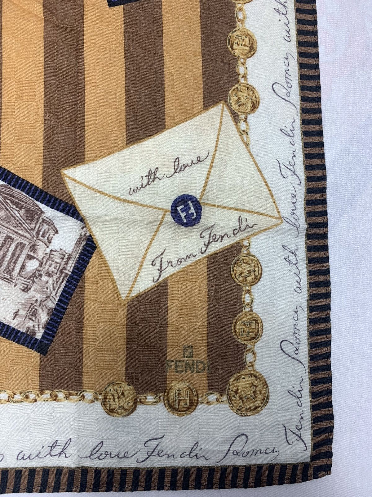 Vintage Fendi Handkerchief / Neckerchief / Bandana Size ONE SIZE - 4 Thumbnail