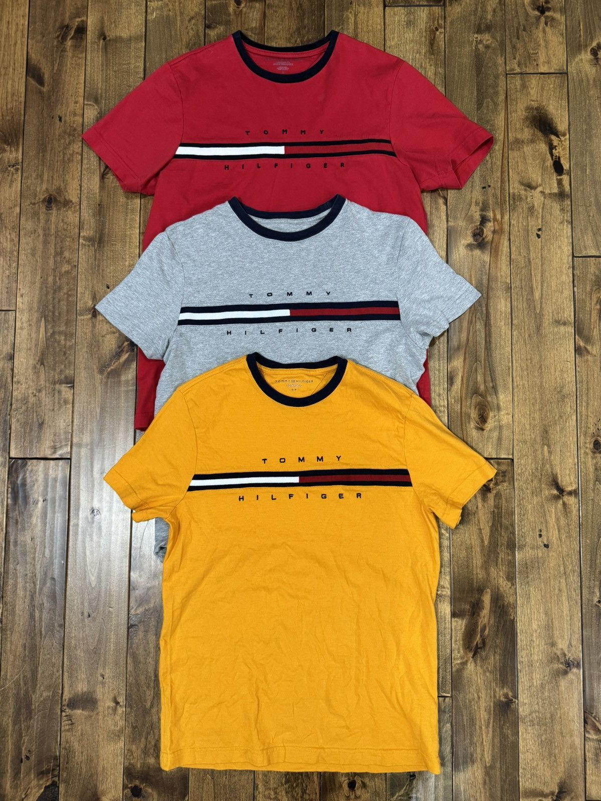 Tommy Hilfiger × Vintage 3 Vintage Tommy Hilfiger T Shirt set Size US S / EU 44-46 / 1 - 12 Thumbnail