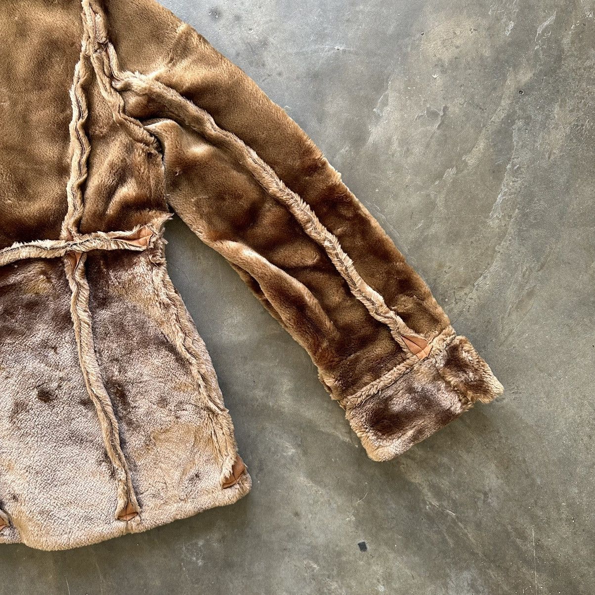 Japanese Brand Vintage Japanese Glass Line Fur Heavy Coats With Pocket Rare Size US M / EU 48-50 / 2 - 13 Thumbnail