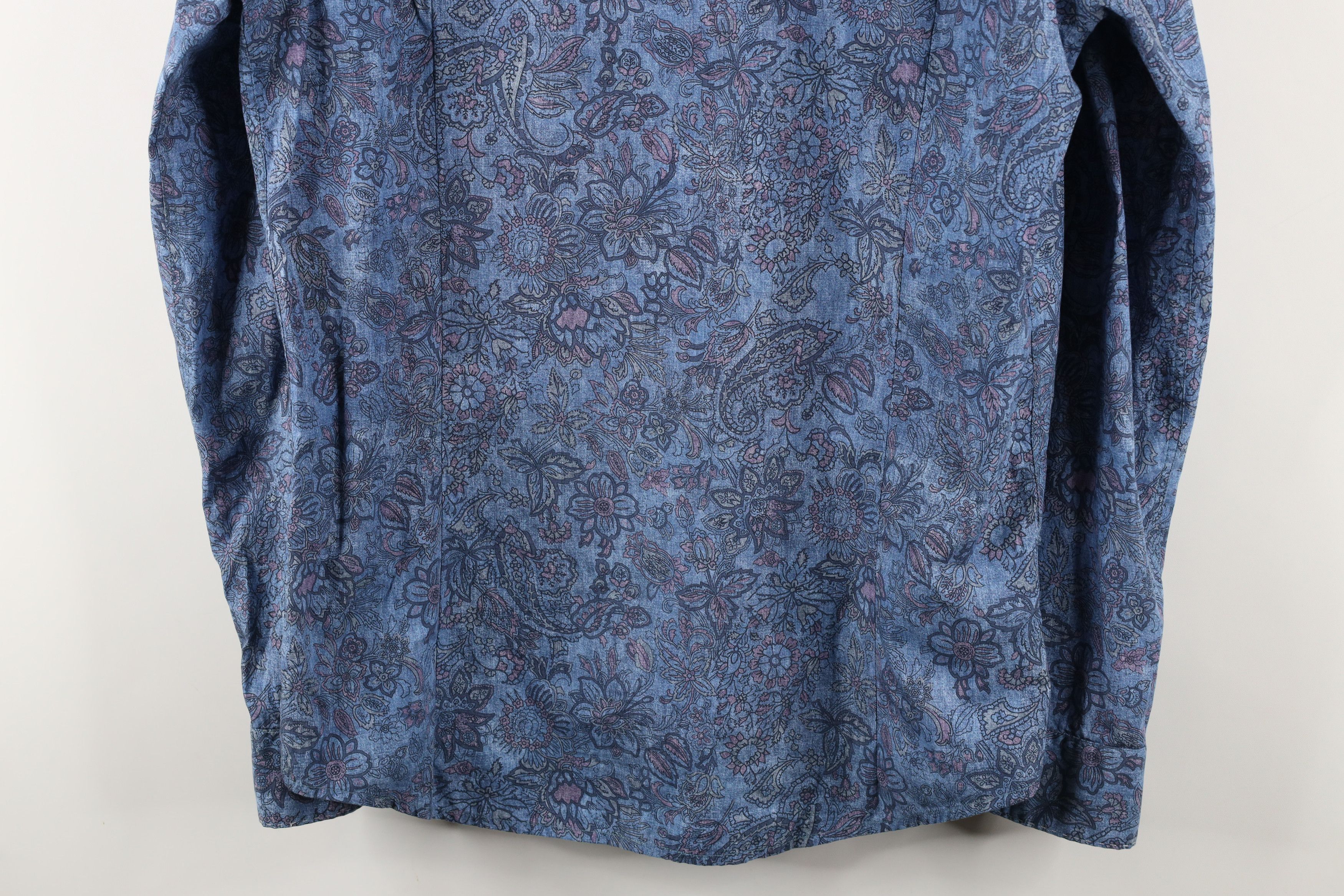 Hugo Boss × Vintage Hugo Boss Fit Rainbow Paisley Flower Collared Button Shirt Size US XL / EU 56 / 4 - 16 Thumbnail