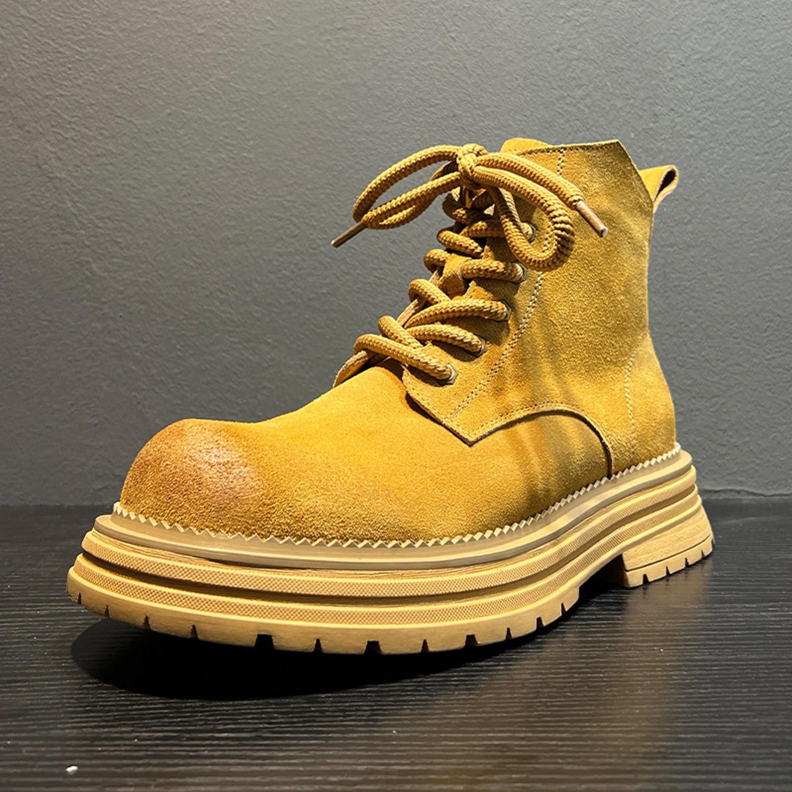 Vintage Stylish Chunky Lace-Up Ankle Boots Size US 11.5 / EU 44-45 - 1 Preview