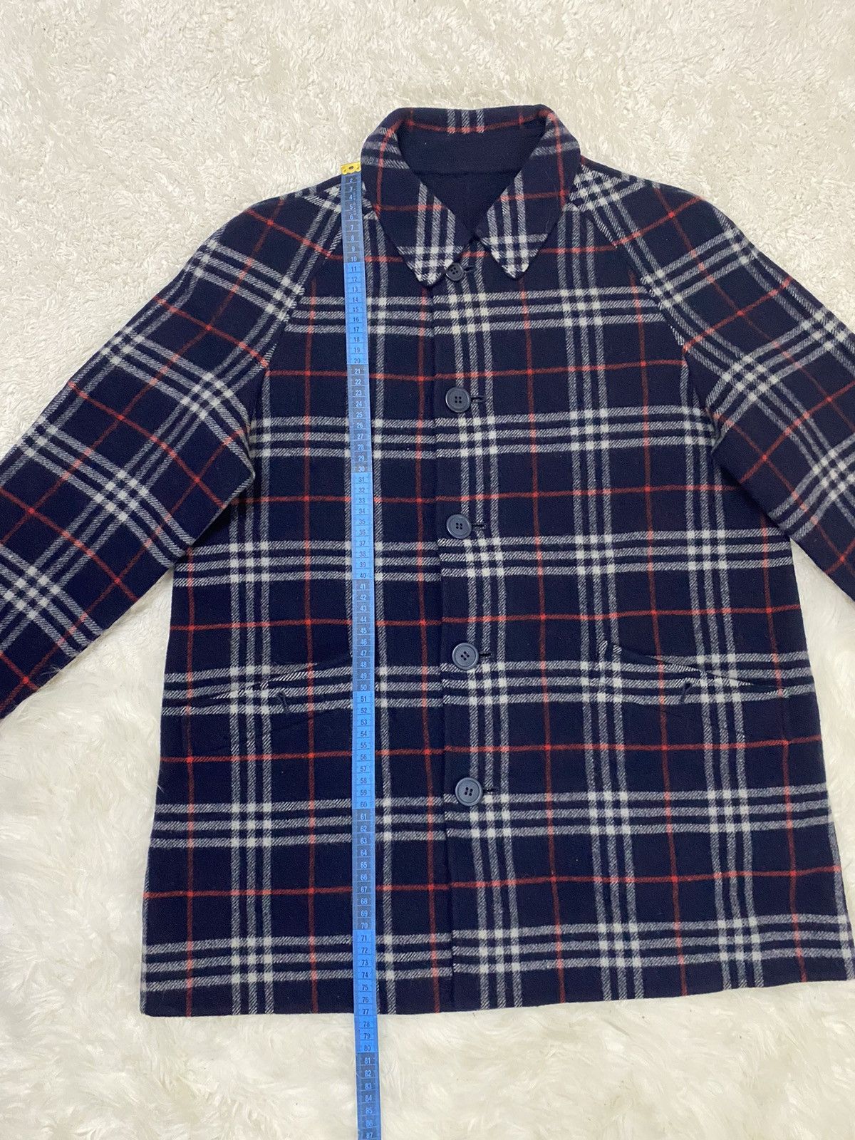 Burberry Prorsum × Vintage VINTAGE REVERSIBLE MONOGRAM WOOL BUTTONS UP BY BURBERRY’S Size US M / EU 48-50 / 2 - 17 Thumbnail