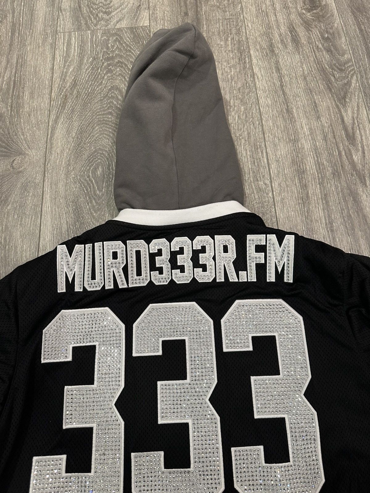 murd333r.fm Murd333r LA IC333 Hoodie Hockey Jersey Sz M Size US M / EU 48-50 / 2 - 8 Thumbnail