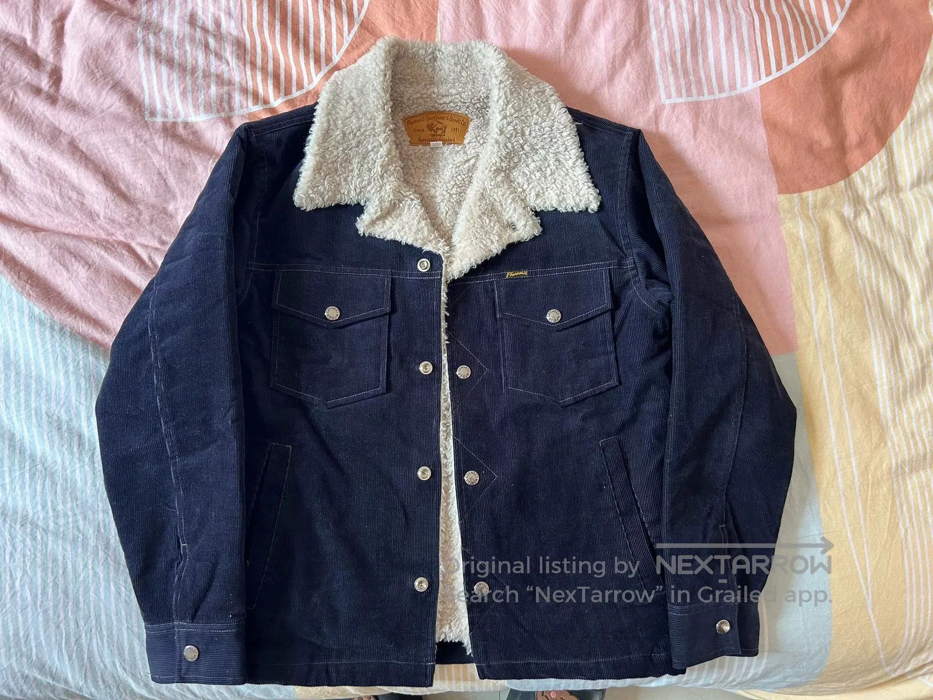 Pherrow's Pherrows Corduroy Jacket with Sherpa Collar. Size US S / EU 44-46 / 1 - 1 Thumbnail
