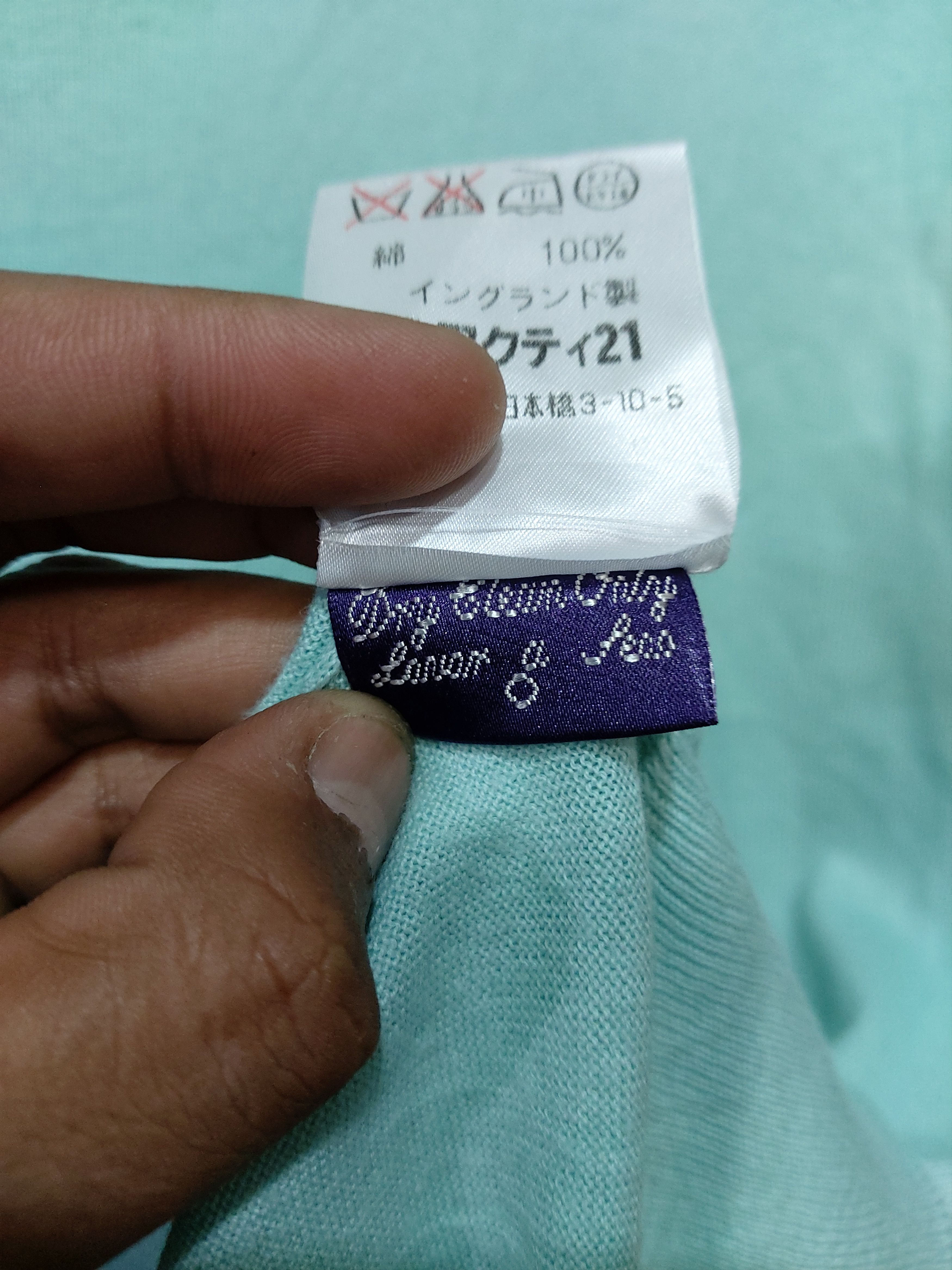 Ralph Lauren Purple Label RALPH LAUREN PURPLE LABEL LONGSLEVEE T-SHIRT Size US L / EU 52-54 / 3 - 8 Thumbnail