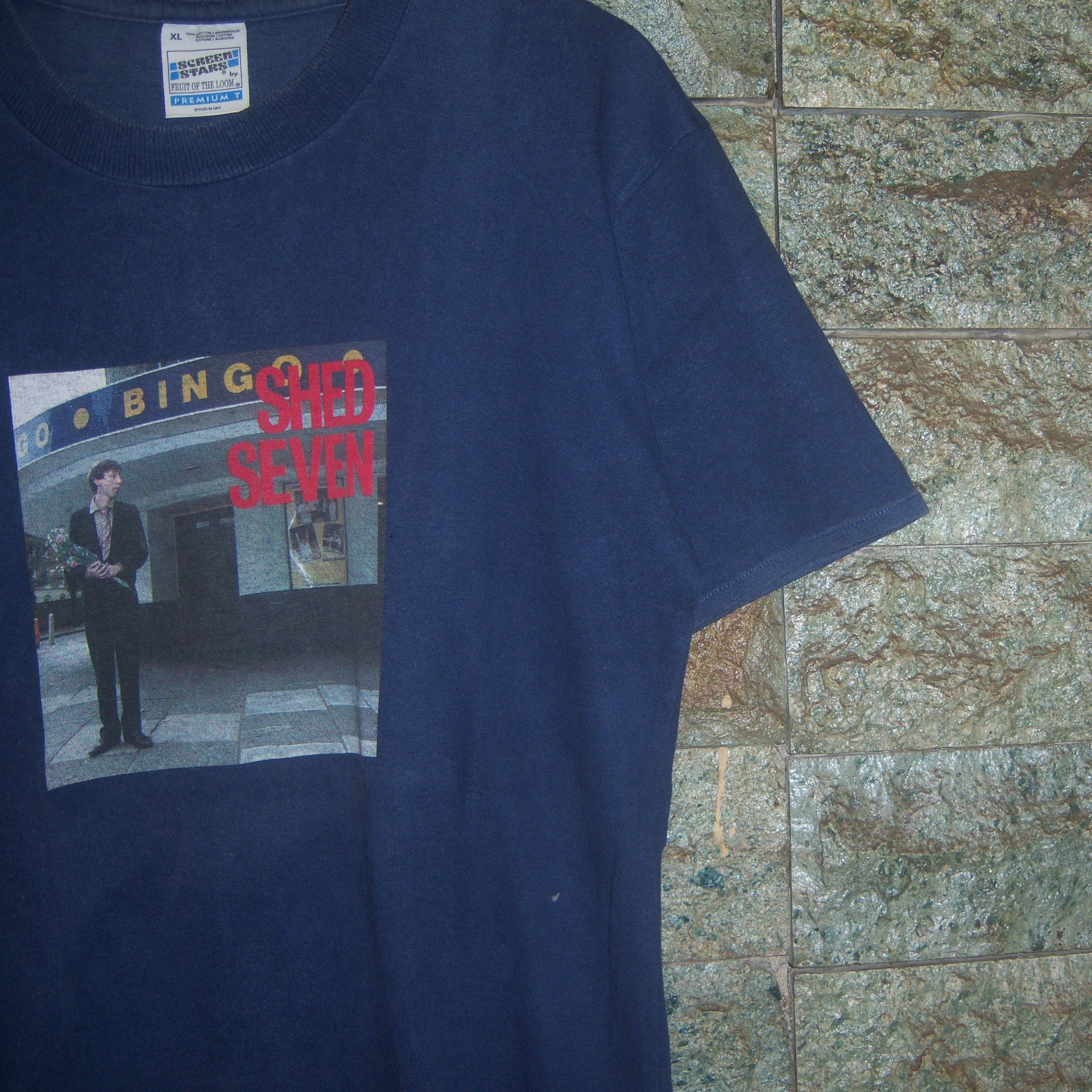 Band Tees × Vintage 1996 Shed Seven Chasing Rainbow Vtg Size Large Resize Size US M / EU 48-50 / 2 - 8 Thumbnail