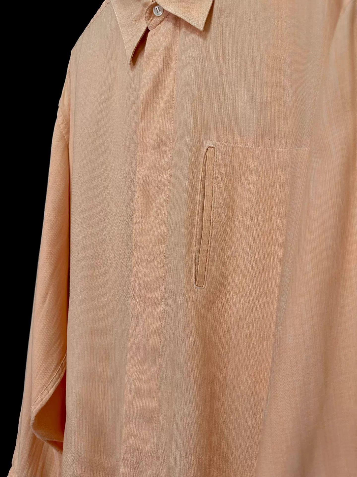 Issey Miyake Issey Miyake 80s Cotton-Linen Pale Pink Shirt Size US M / EU 48-50 / 2 - 3 Thumbnail