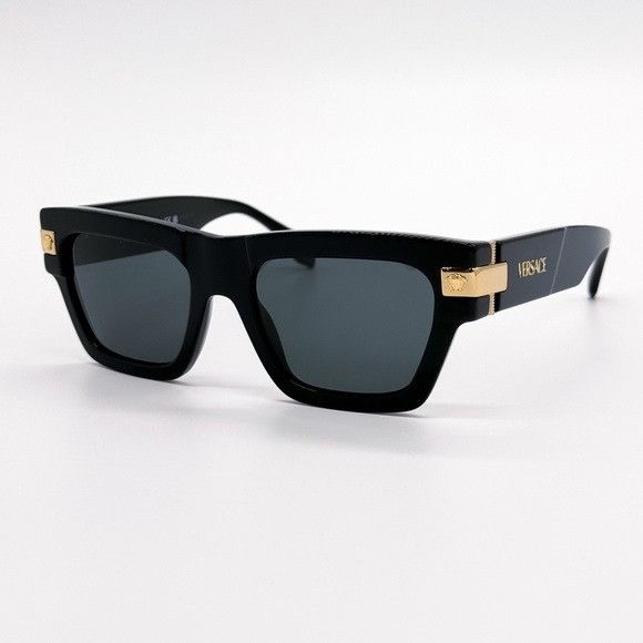 Versace NEW VERSACE MOD 4464 GB1/87 BLACK VE4464 GB187 UNISEX SUNGLA Size ONE SIZE - 5 Thumbnail