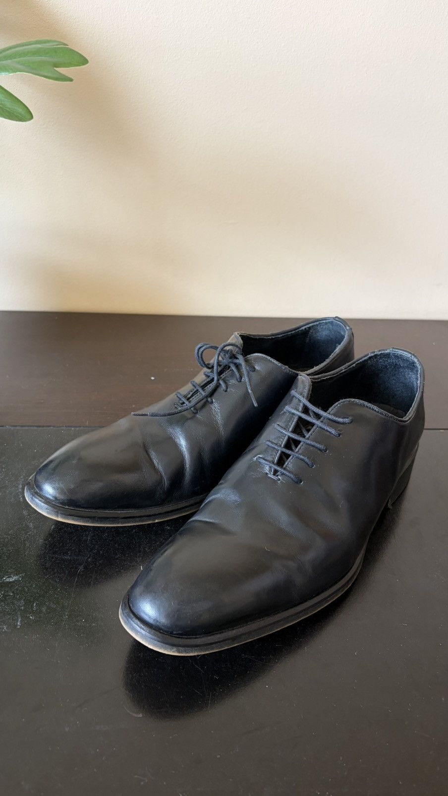 Reiss Reiss Black Leather Dress Shoes – Made in Italy – Size US 9 Size US 9 / EU 42 - 5 Thumbnail