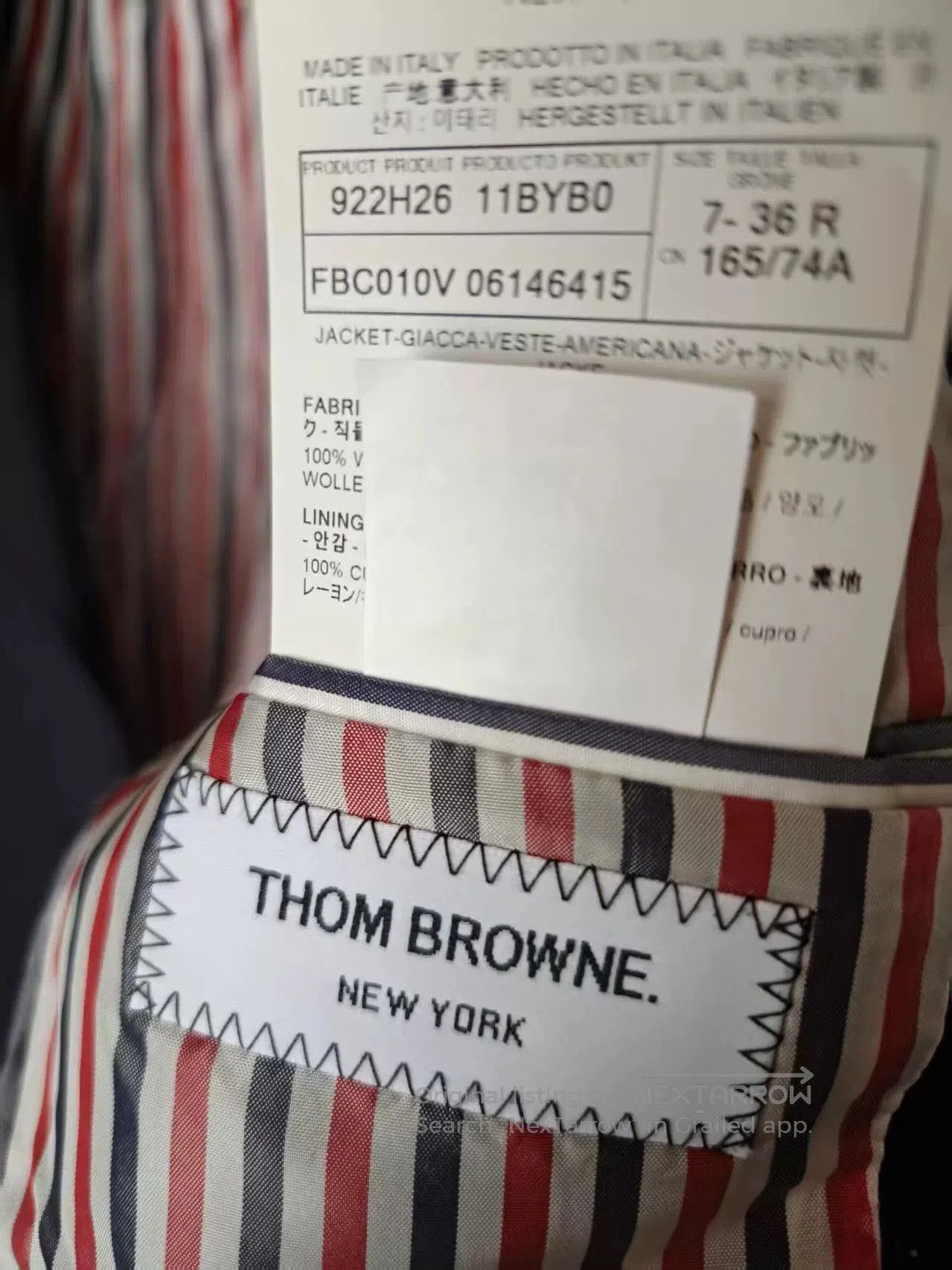 Other Thom Browne Striped Sleeve Blazer. Size US M / EU 48-50 / 2 - 4 Thumbnail