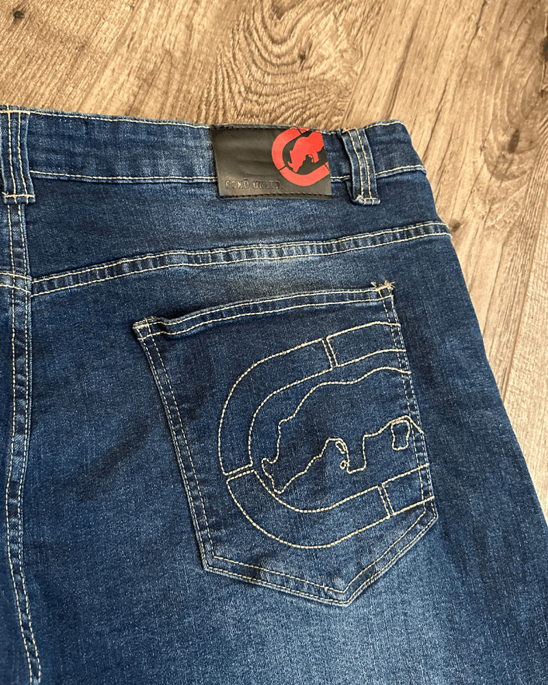 Ecko Unltd. × Vintage Vintage Y2K Ecko Unltd. Rhino Athletic Jeans - Size 42x31 Size US 42 / EU 58 - 4 Thumbnail