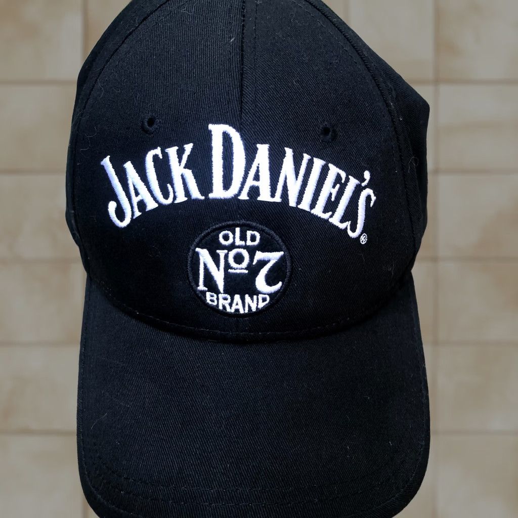 J Brand JACK DANIEL'S Old No 7 Brand Baseball Hat Men's Black Adjustable Cap Embroidered Size ONE SIZE - 1 Thumbnail