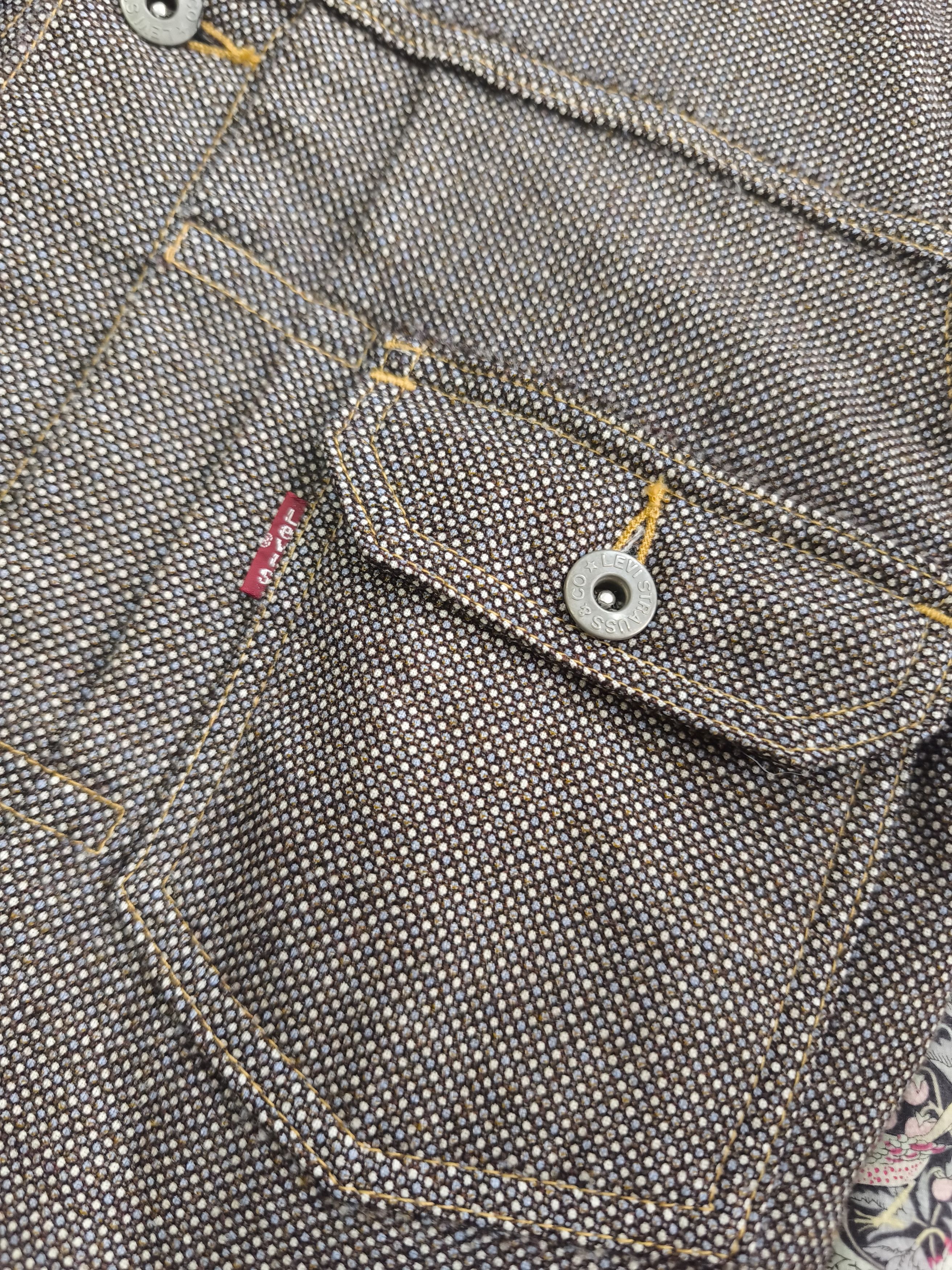Junya Watanabe × Levi's Levi's CDG Junya Watanabe 2017 Trucker - Floral Sleeve Size US XS / EU 42 / 0 - 6 Thumbnail