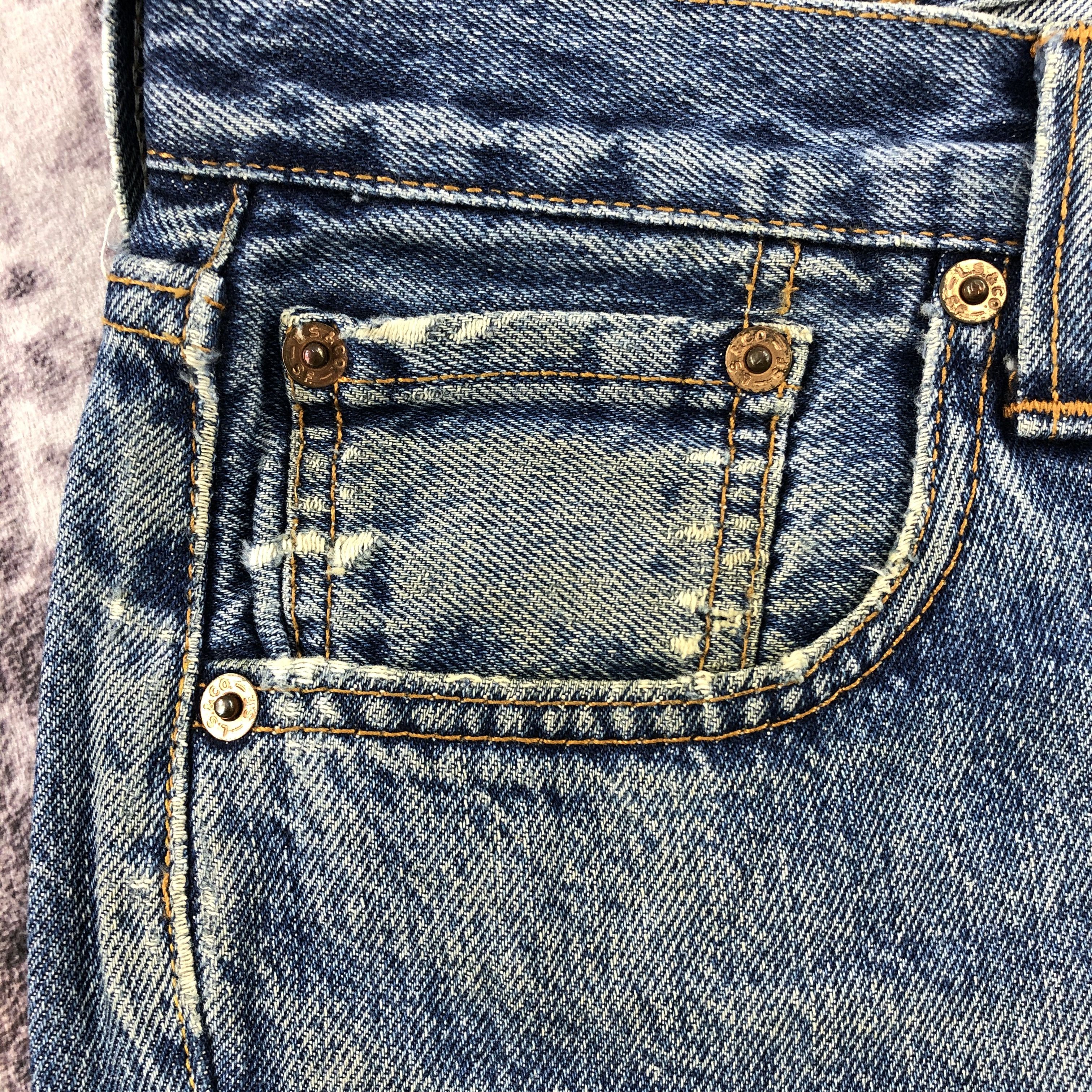 Levi's Vintage Blue Wash Levis 501 Jeans-JM2364 Size US 30 / EU 46 - 10 Thumbnail