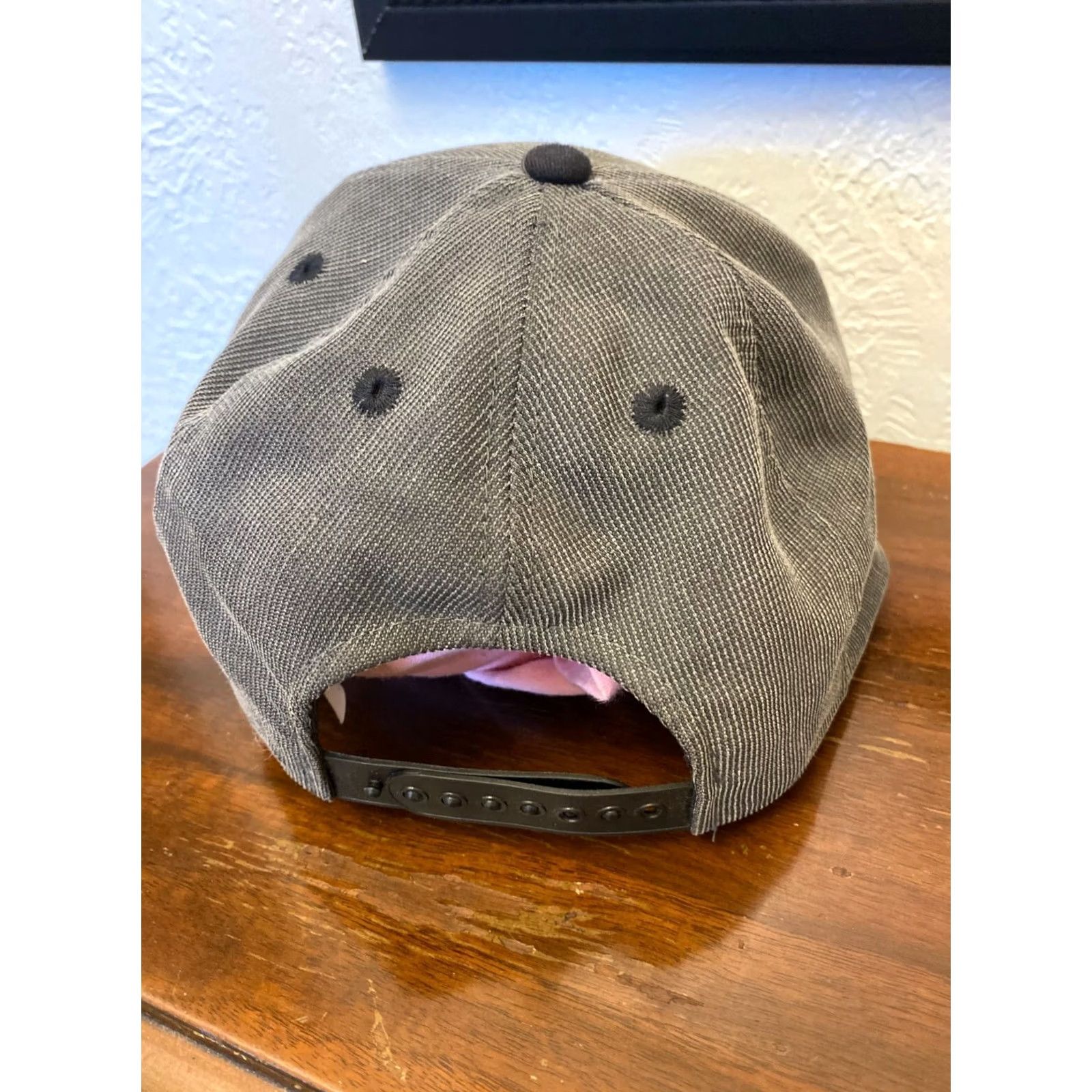 Lee Lee Orlando Magic Gray Hat 90s NBA Snapback Corduroy Mens Adjustable Gray Script Hat Size ONE SIZE - 3 Thumbnail