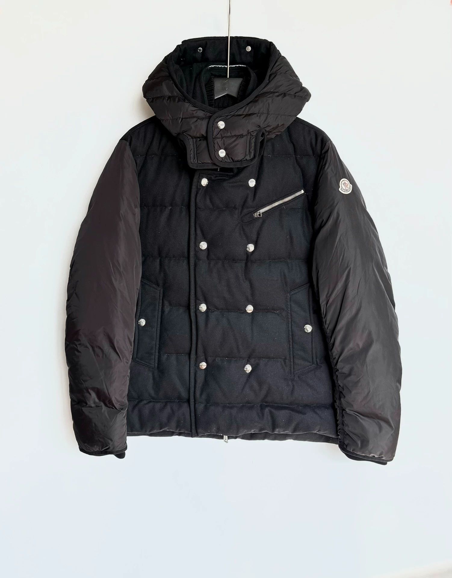 Moncler Moncler Wool Blend Down Jacket 5 118cm Chest 70cm Length Size US M / EU 48-50 / 2 - 1 Thumbnail