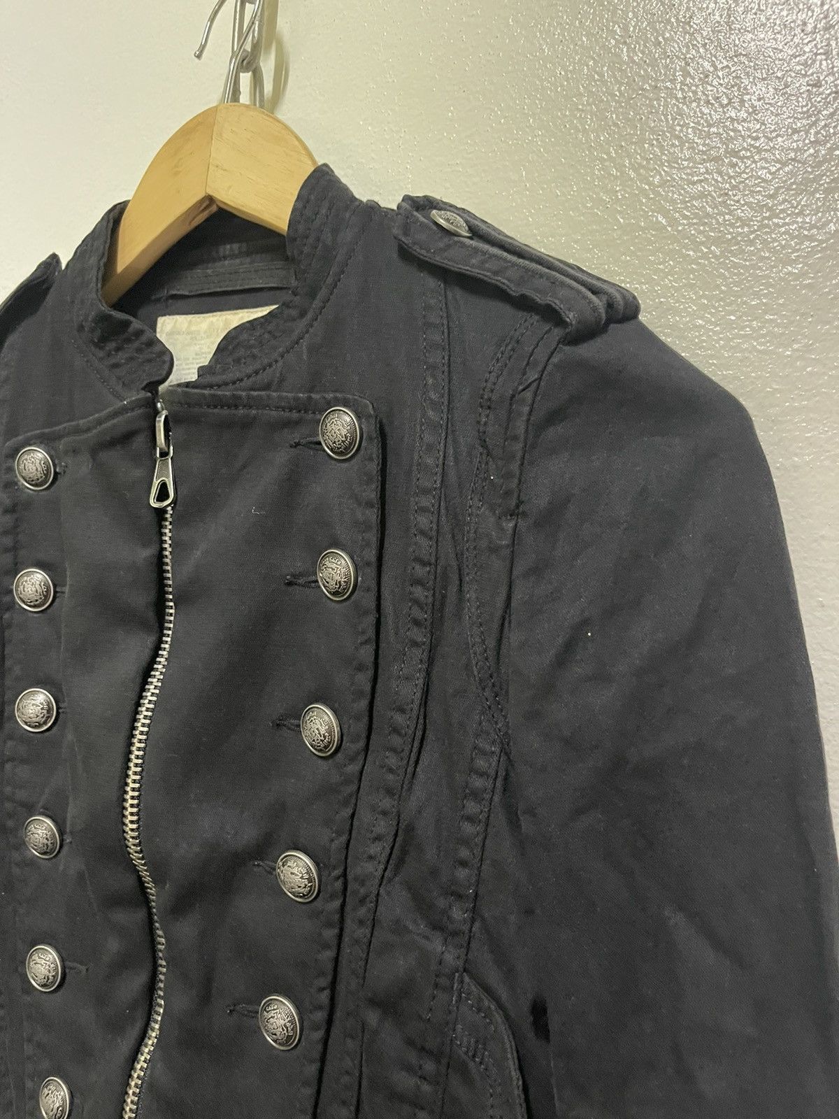 Japanese Brand GOA Band Jacket Military Style Punk Size XS / US 0-2 / IT 36-38 - 5 Thumbnail