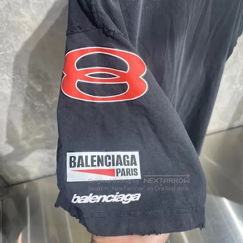 Balenciaga Balenciaga Double Ring Short Sleeve Size US S / EU 44-46 / 1 - 4 Thumbnail