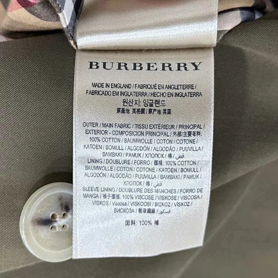 Burberry Burberry Westminster check doublebreasted Olive UK6 99 new Size XS / US 0-2 / IT 36-38 - 6 Thumbnail