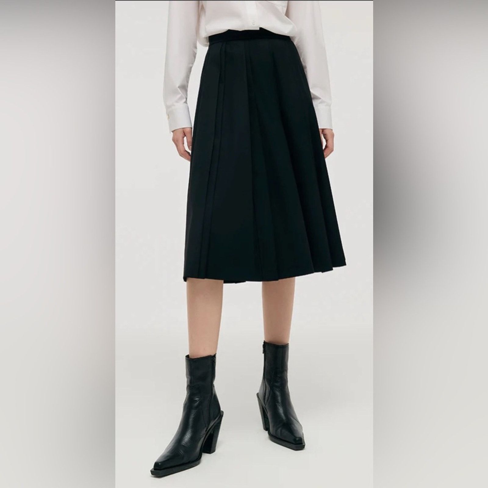 Other New Elegant Black Women's Skirt with pockets size S Size 26" / US 2 / IT 38 - 3 Thumbnail