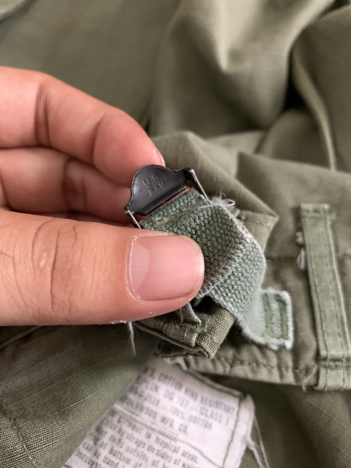 Vintage Last📦Vintage 60s Us Army Jungle Ripstop argo Trousers Size US 28 / EU 44 - 10 Thumbnail