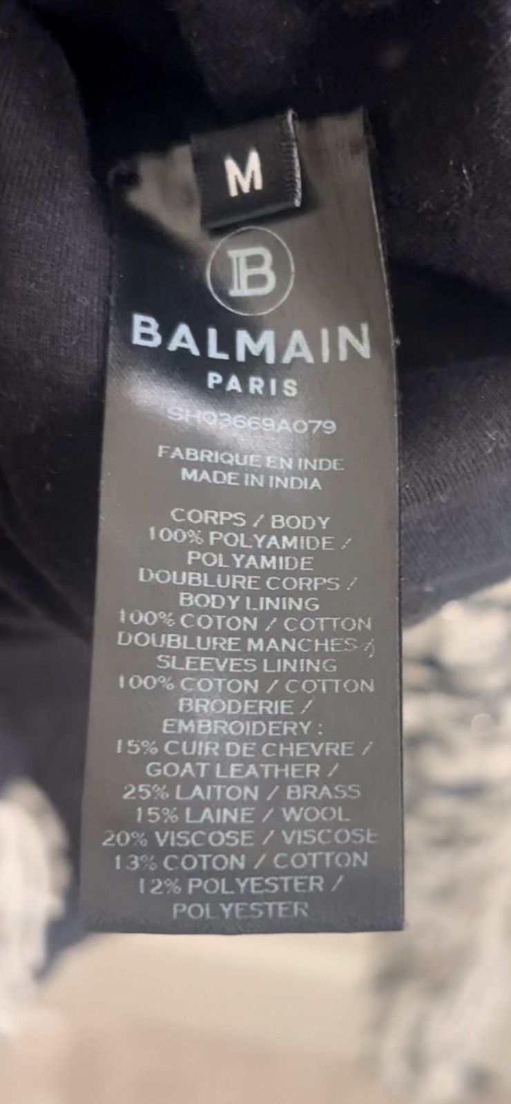 Balmain F/W19 Couture 1/1 Hoodie *HOLY GRAIL* Size US M / EU 48-50 / 2 - 10 Thumbnail