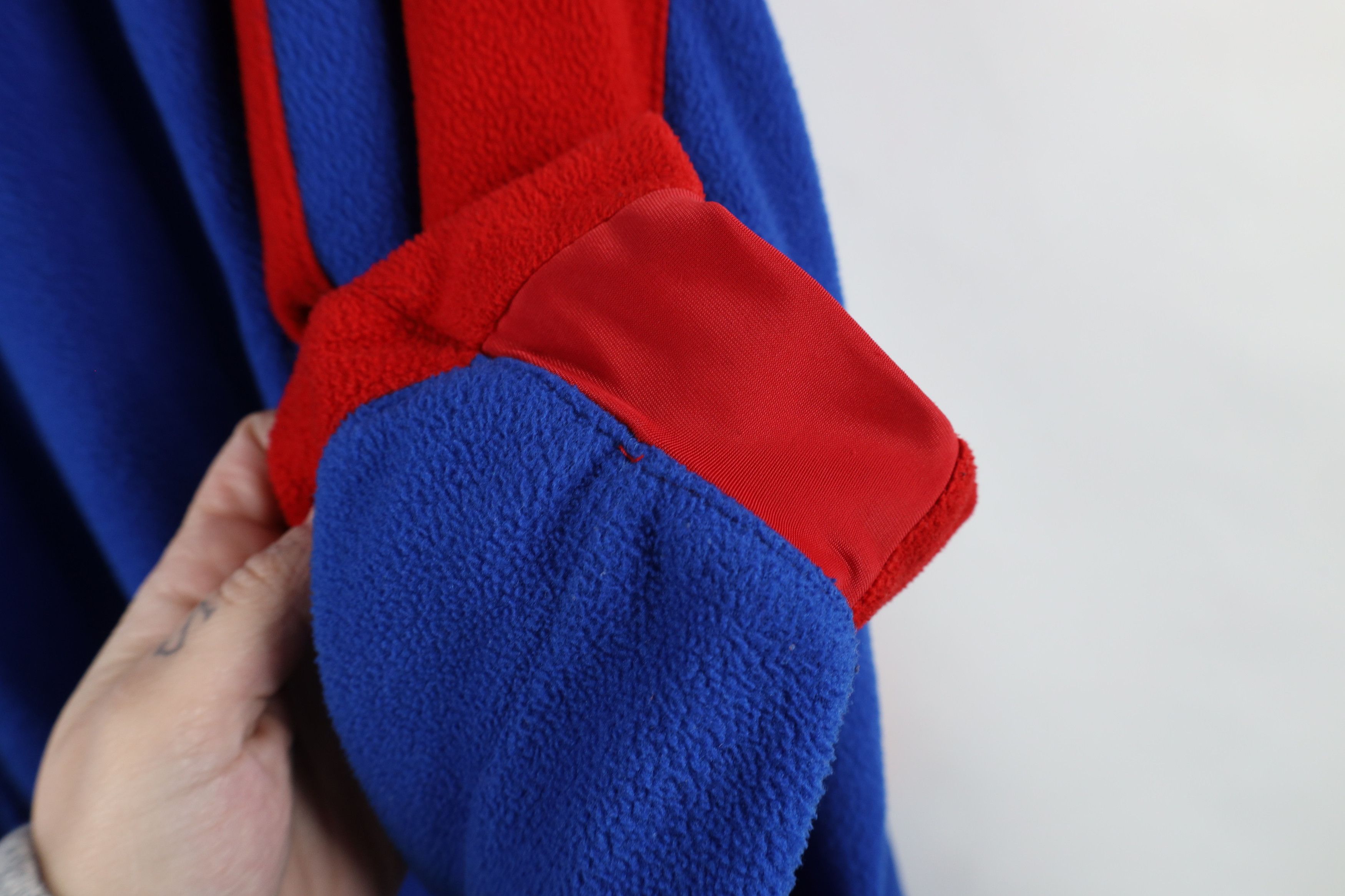 Adidas × Vintage Vintage Adidas Kansas University Full Zip Fleece Jacket Blue Size US M / EU 48-50 / 2 - 6 Thumbnail