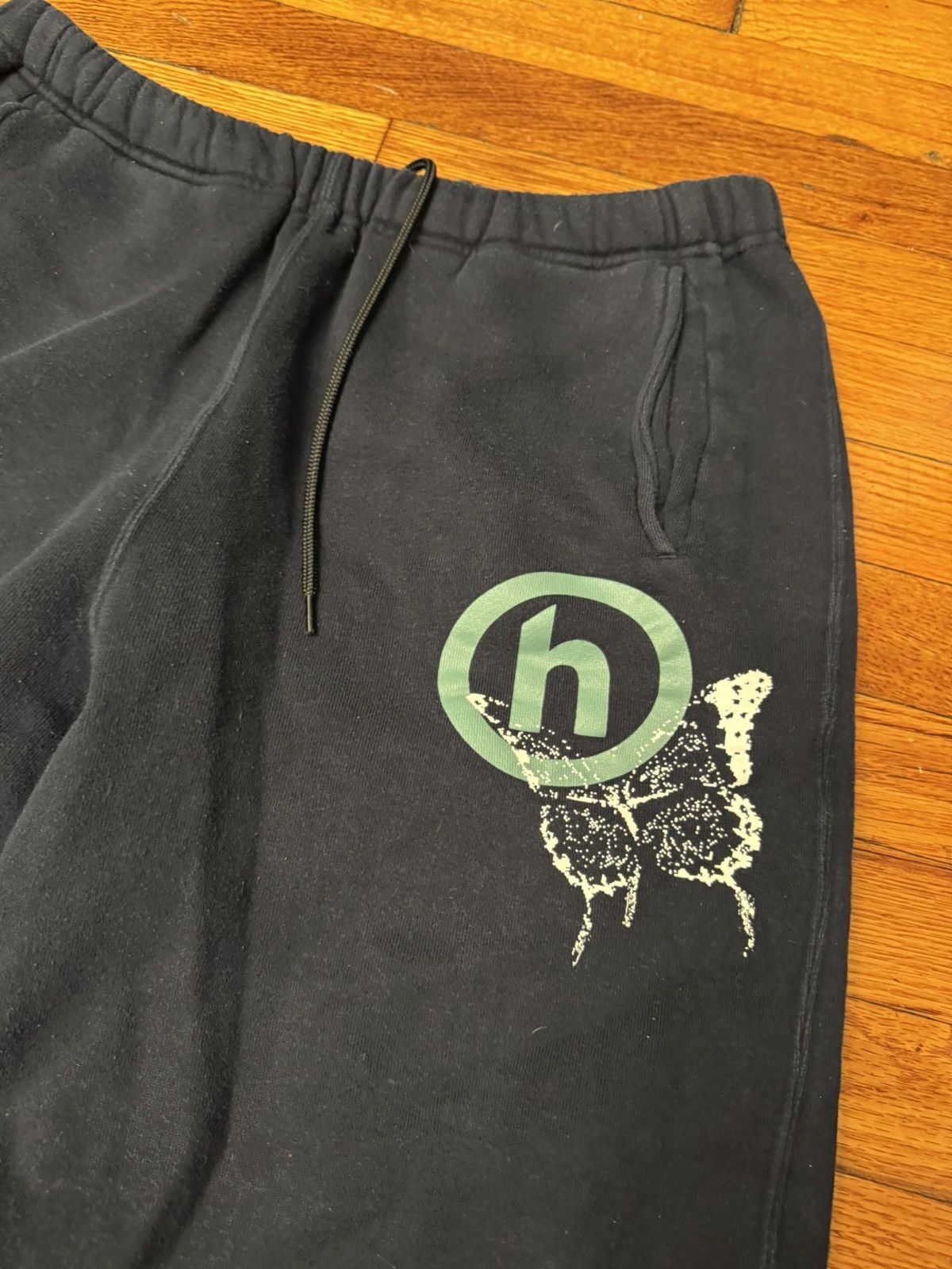 HIDDEN × Needles Needles Hidden NY Pixel Butterfly Sweatpants in Navy Medium Size US 34 / EU 50 - 3 Thumbnail