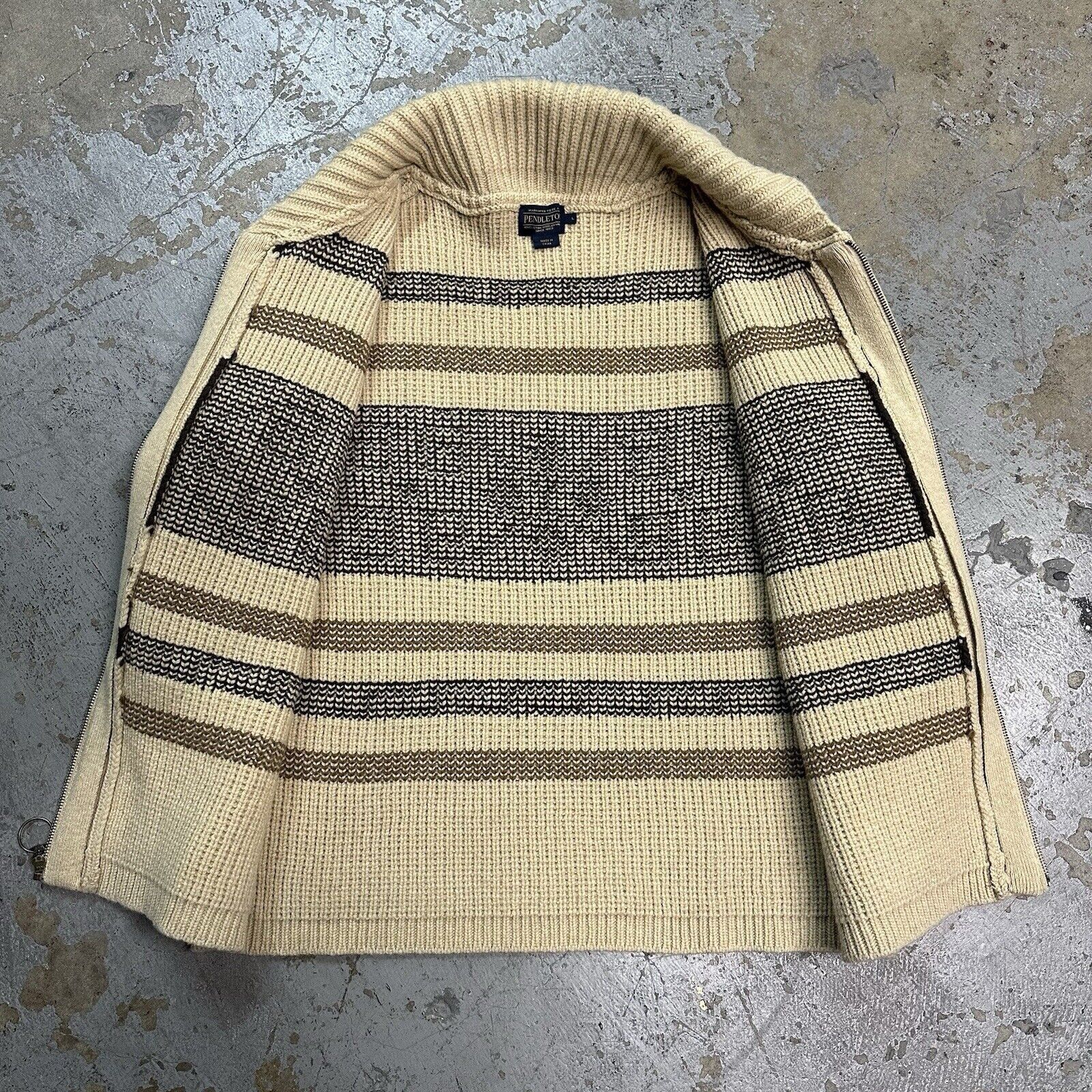 Pendleton Pendleton Lebowski The Dude Wool Cardigan Sweater Large Size US L / EU 52-54 / 3 - 2 Thumbnail