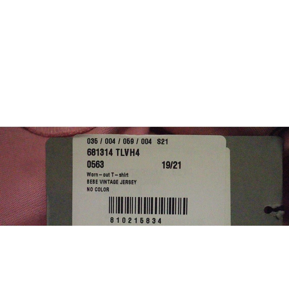 Balenciaga o1rshd1 Worn Out T-Shirt BEBE Vintage T-Shirt in Pink Size US M / EU 48-50 / 2 - 12 Thumbnail