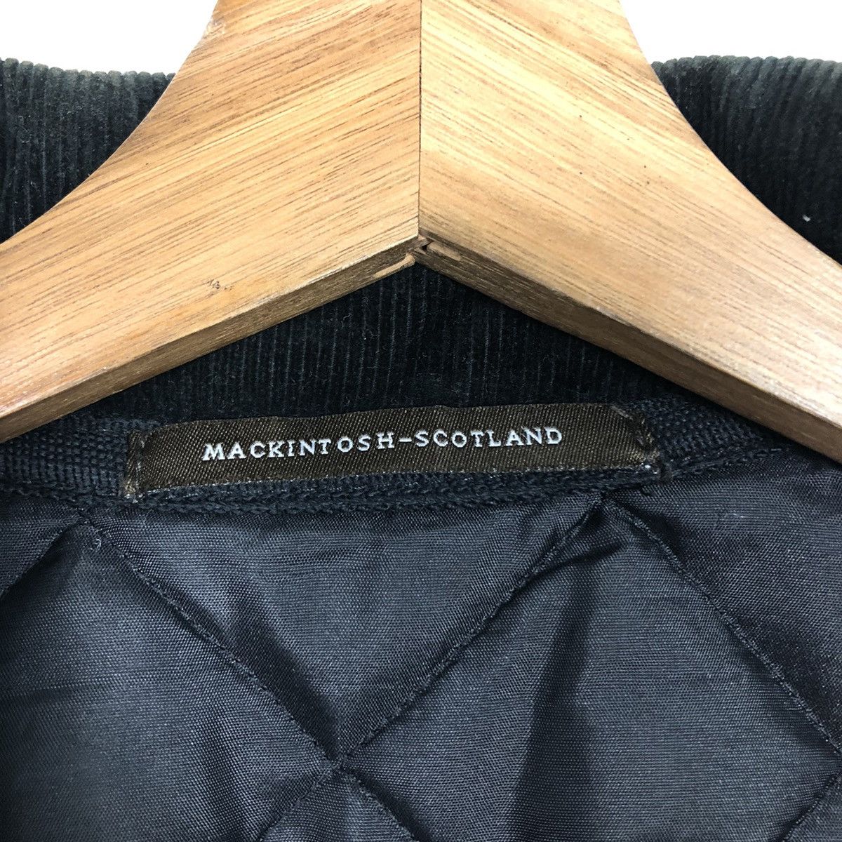 Mackintosh 📌Vintage Button Jacket Quilted Mackintosh Rich Black Size US M / EU 48-50 / 2 - 20 Thumbnail