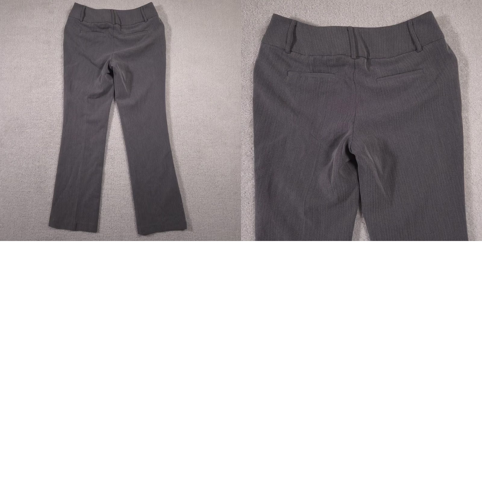 Apt. 9 APT 9 Pants Womens 6 Gray Herringbone Dress Slacks Stretch Career Work Pants Size 28" / US 6 / IT 42 - 9 Thumbnail
