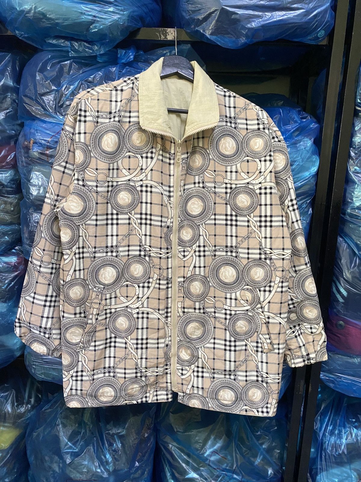 Japanese Brand VINTAGE ORECHI EXCLUSIVE DESIGN REVERSIBLE JACKET Size US M / EU 48-50 / 2 - 1 Thumbnail