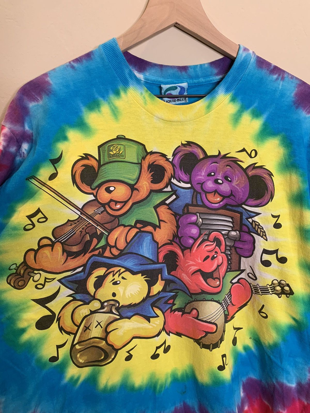 Grateful Dead × Liquid Blue × Vintage *RARE* Vintage 90s Grateful Dead Liquid Blue Jamboree Shirt Size US XL / EU 56 / 4 - 3 Thumbnail