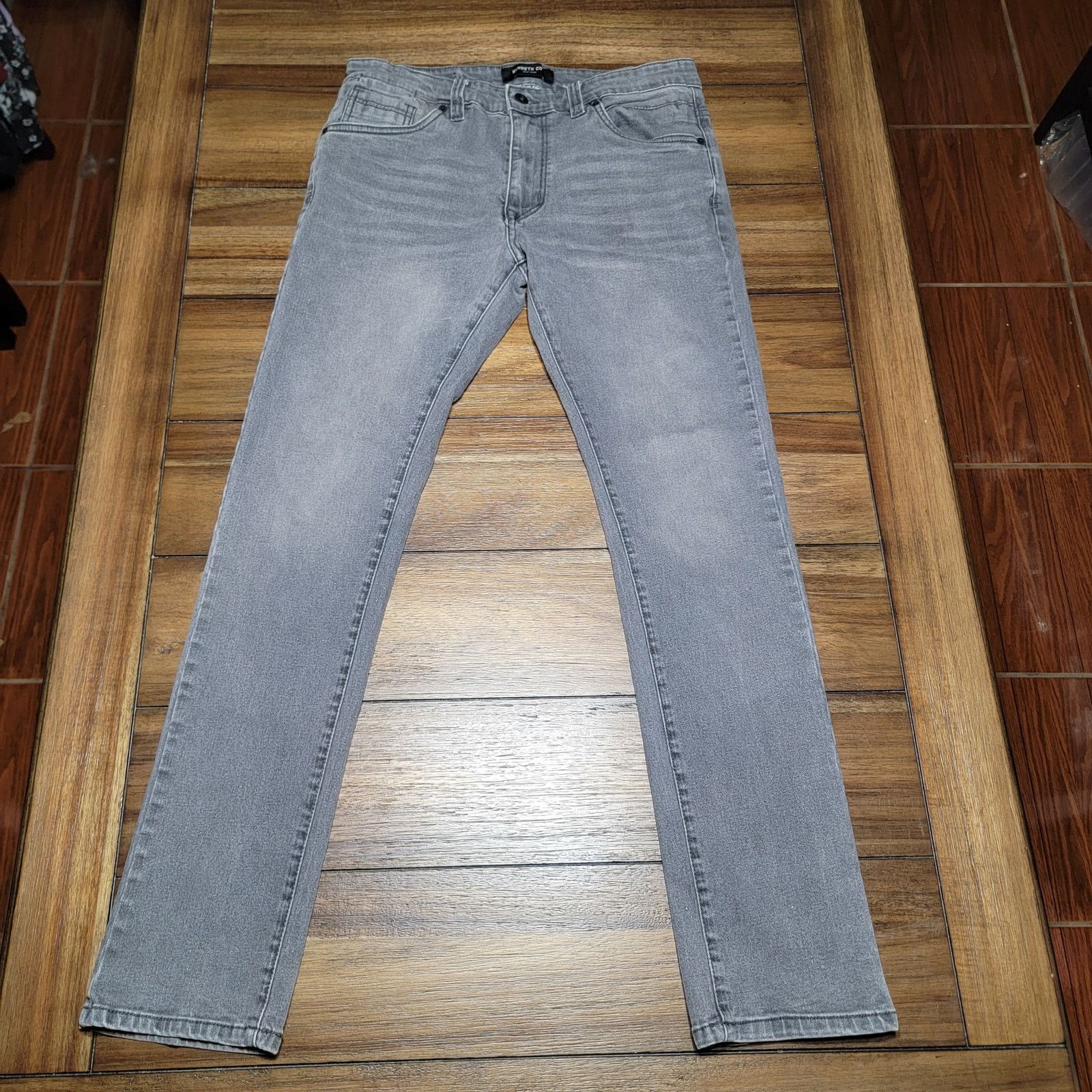 Kenneth Cole Kenneth Cole Slim Fit Grey Denim Jeans - Size 32 X 32 Size US 32 / EU 48 - 1 Thumbnail