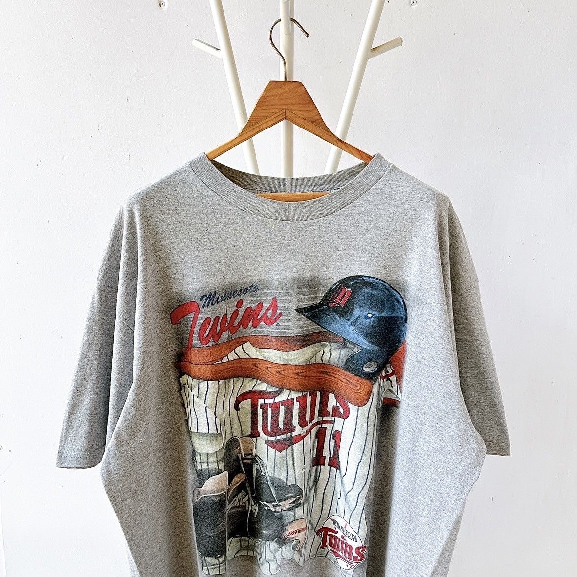Lee × Vintage 90s Minnesota Twins MLB t-shirt / 2XL Size US XXL / EU 58 / 5 - 3 Thumbnail