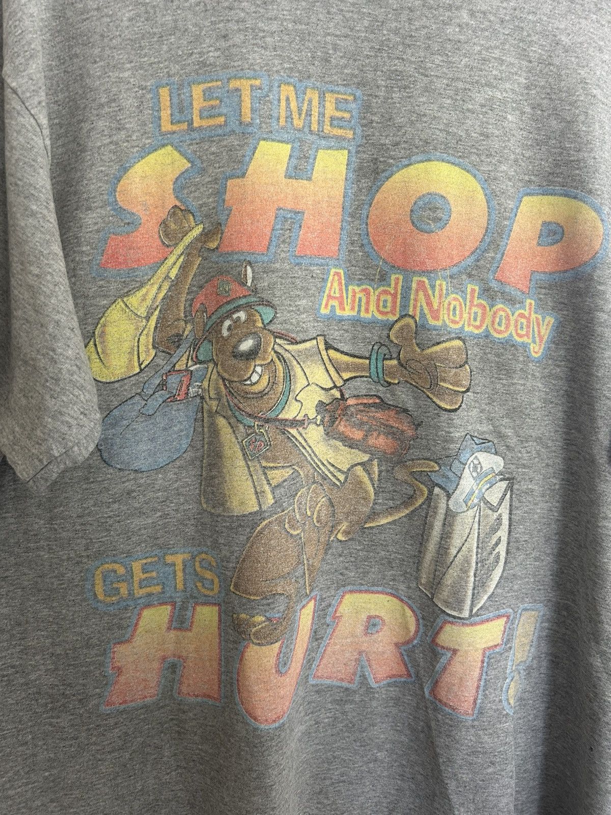 Vintage 2000 Scooby Doo ‘Let Me Shop & Nobody Gets Hurt’ Graphic Tee Size US L / EU 52-54 / 3 - 2 Thumbnail