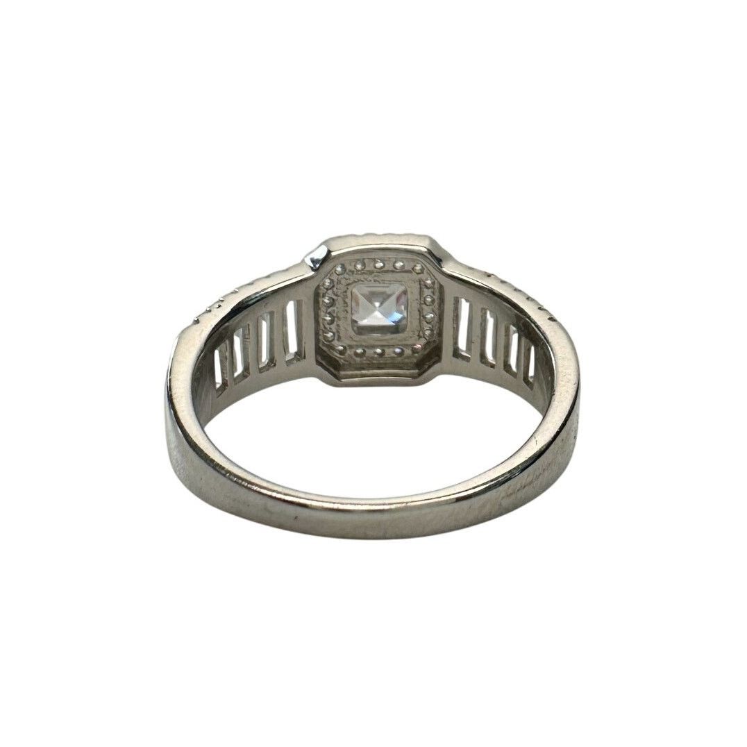 Other Asscher Cut 2.50 ct Lab Created White Sapphire Ring size 10 Size ONE SIZE - 3 Thumbnail