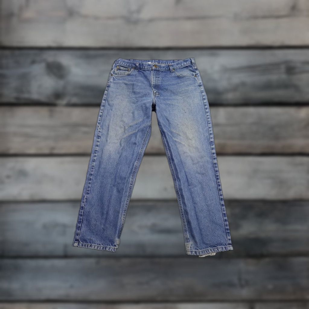 Carhartt VINTAGE Carhartt Jeans Men 40x30 Blue Relaxed Fit Light Wash B17-DST Size US 40 / EU 56 - 1 Thumbnail